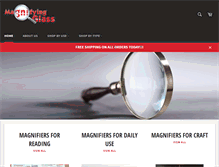 Tablet Screenshot of magnifyingglass.net.au